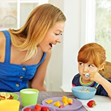 Munchkin® Love-a-Bowls™ 10 Piece Baby Feeding Set, Includes Bowls with Lids  and Spoons, Multicolor