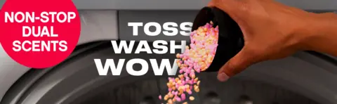 Toss, wash, wow