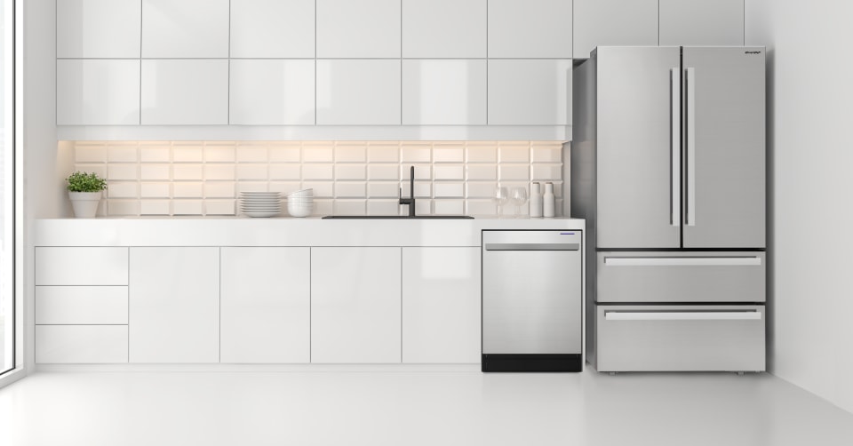sharp counter depth refrigerator