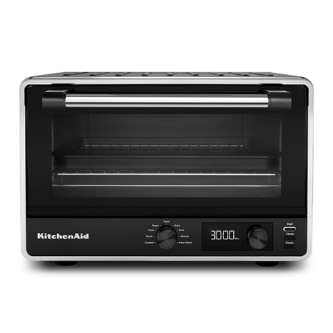 KitchenAid Digital Countertop Air Fry Oven Black Matte New Open