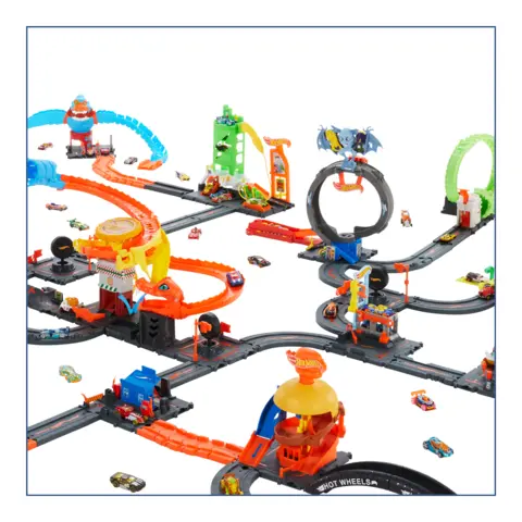 Hot Wheels Pista Carreras Urbanas Estación de Recarga ㅤ Hot