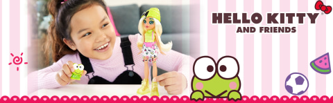 Hello Kitty & Friends Keroppi & Dashleen Doll 