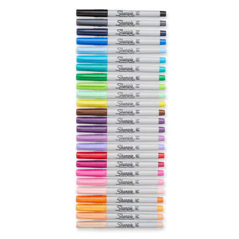 Sharpie Permanent Marker, Ultra Fine Tip, Blue, Dozen (37003