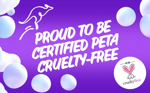 proud to be certified peta cruelty free