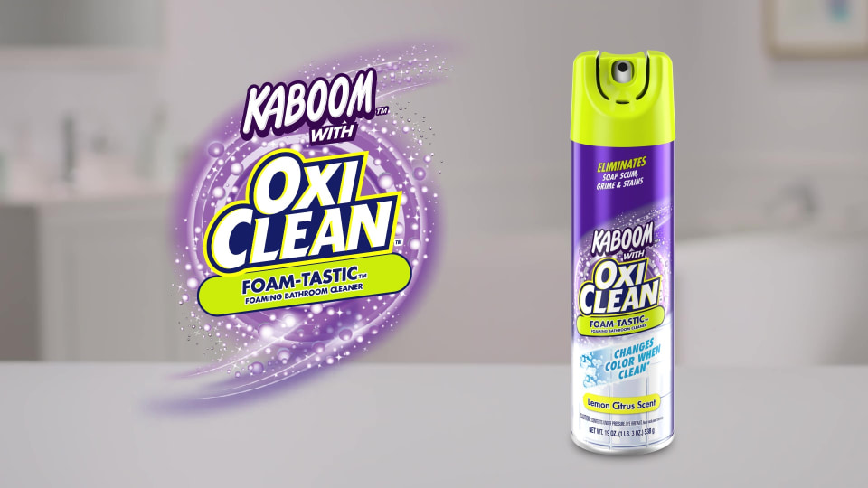 OxiClean Foam-Tastic™ Foaming Bathroom Cleaner, Citrus Scent, 19 oz ...