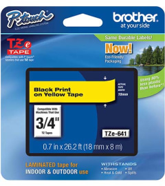 Upwinning 7X Ptouch Tze-231 Durable Laminated Label Replace Brother TZ 231 TZe 