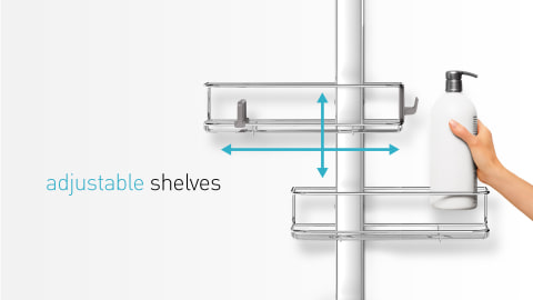 simplehuman Stainless Steel Metal Shower Caddy + Reviews