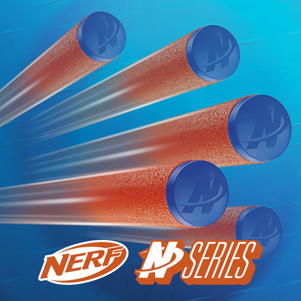 Nerf N Series Pinpoint Blaster, Clip, 18 Nerf N1 Darts Compatible Only with Nerf N Series Blasters