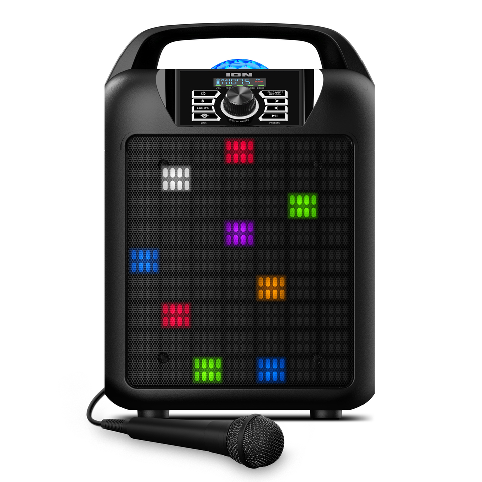thumbnail video image 2 of ION Audio Party Rocker Max - Portable Speaker with Customizable Party Theme Lights, 2 of 10