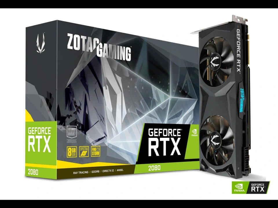 ZOTAC GAMING GeForce RTX 2080 Twin Fan 8GB GDDR6 256-bit Gaming