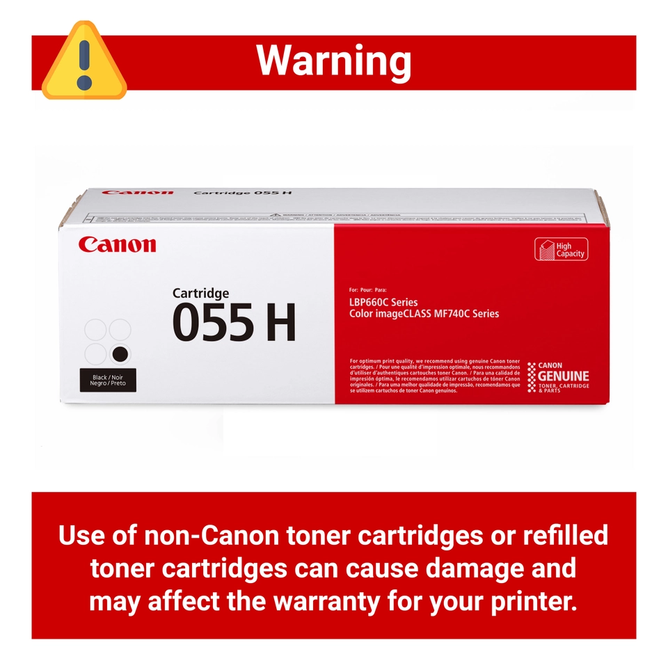 Canon 055 H XL High Yield Toner Cartridge Black - Best Buy