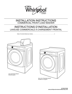 whirlpool chw9150gw commercial front load washer