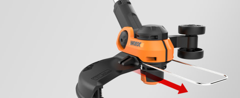 Worx WG163.8 20 Volt Cordless String Grass Trimmer Edger 12 In