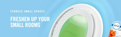 Febreze Small Spaces Freshen up your small rooms.