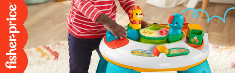 Fisher-Price Busy Buddies Activity Table Electronic Learning Toy
