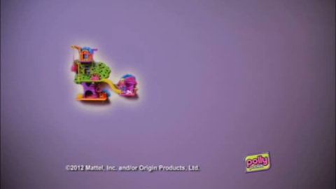 thumbnail video image 2 of Polly Pocket Wall Party Cafe Playset - Doll Included - Cafe Connects to World, 2 of 3
