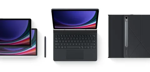 Samsung Galaxy Tab S9/ S9 FE Book Cover Keyboard Black EF