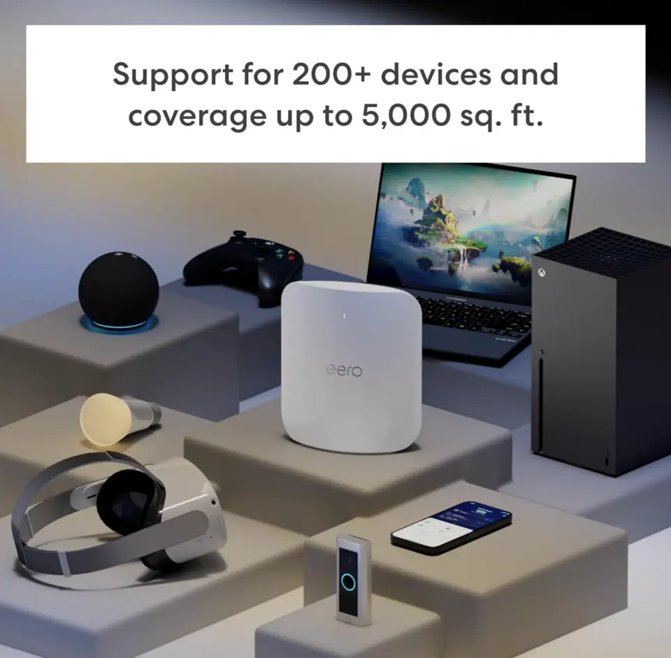 eero Max 7 Tri band Mesh Wi Fi 7 System (2 pack) White - Best Buy