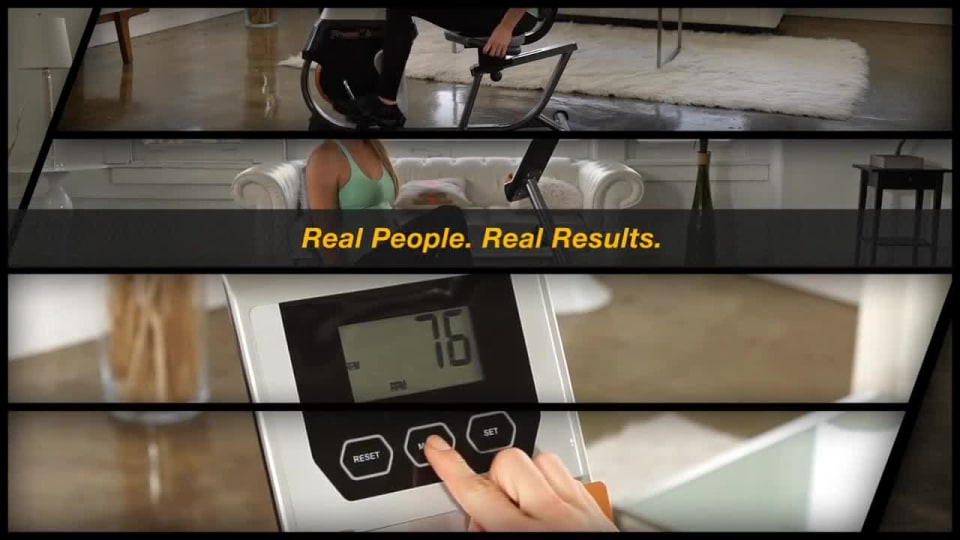 thumbnail video image 2 of FITNESS REALITY R4000 Magnetic Tension Recumbent Bike with Workout Goal Setting Computer, 2 of 8