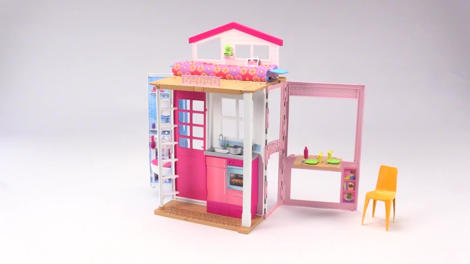 Barbie 2-Story House Close-and-Go Portable Playset - Main Image