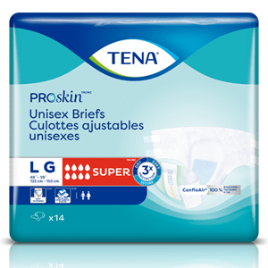 Tena ProSkin Unisex Adult Diapers, Maximum Absorbency, Large, 56