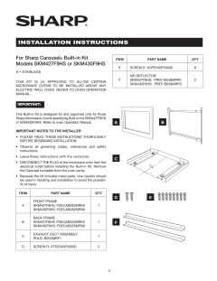 View SKM427F9HS + SKM430F9HS Trim Kit Installation Guide PDF