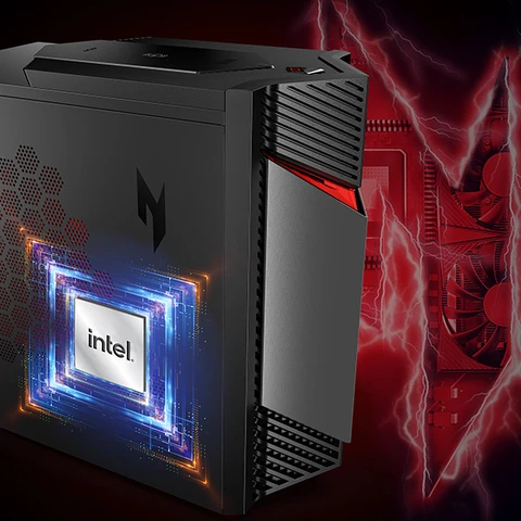 Acer Nitro 50 N50-656-UR14 Desktop Computer; Intel Core i5 14th