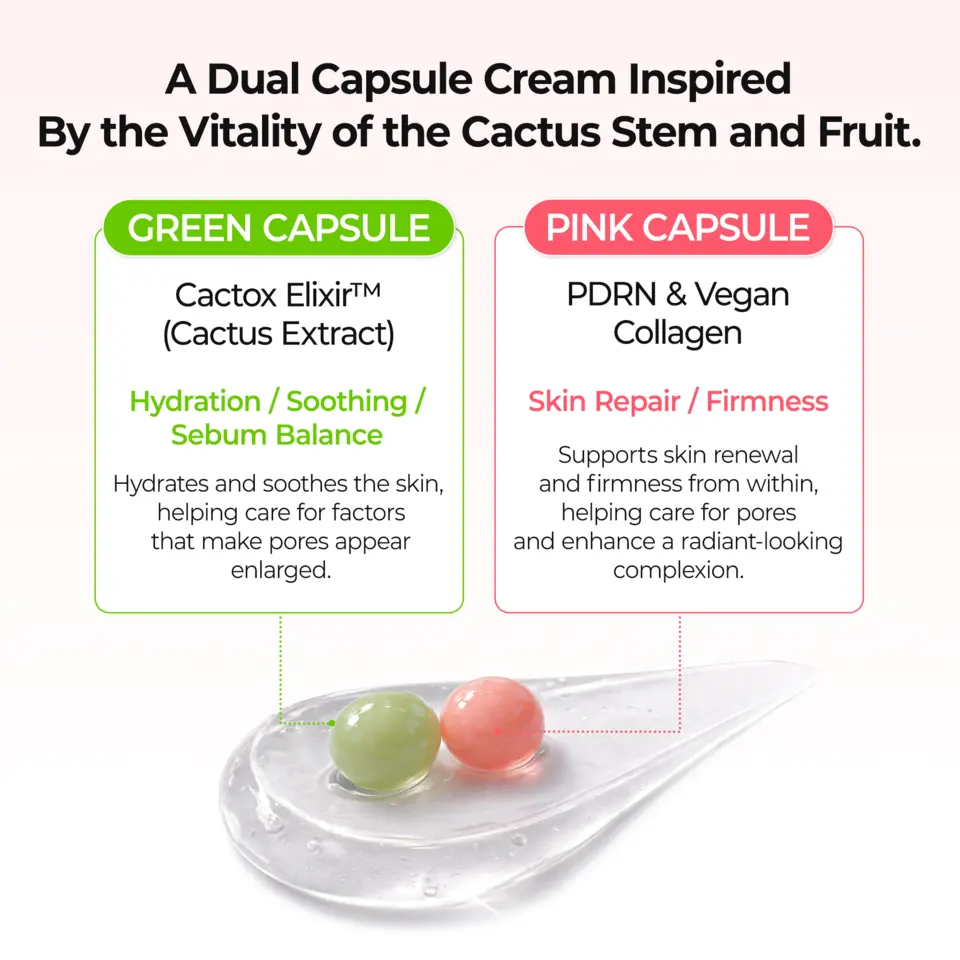 CACTOX Pore Relief Dual Capsule Cream