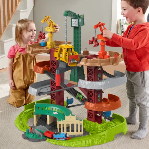Thomas & Friends Trains & Cranes Super Tower | GXH09 | MATTEL