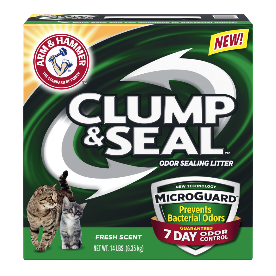 Arm & Hammer Clump & Seal Lightweight Cat Litter, Multi Cat 9 lb