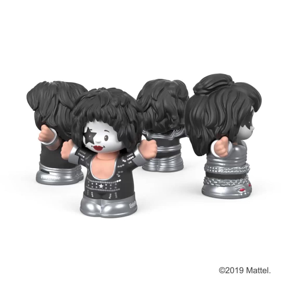 Fisher-Price Kiss Little People Special Edition Rock Band Figure Kid Play 4-Pack 