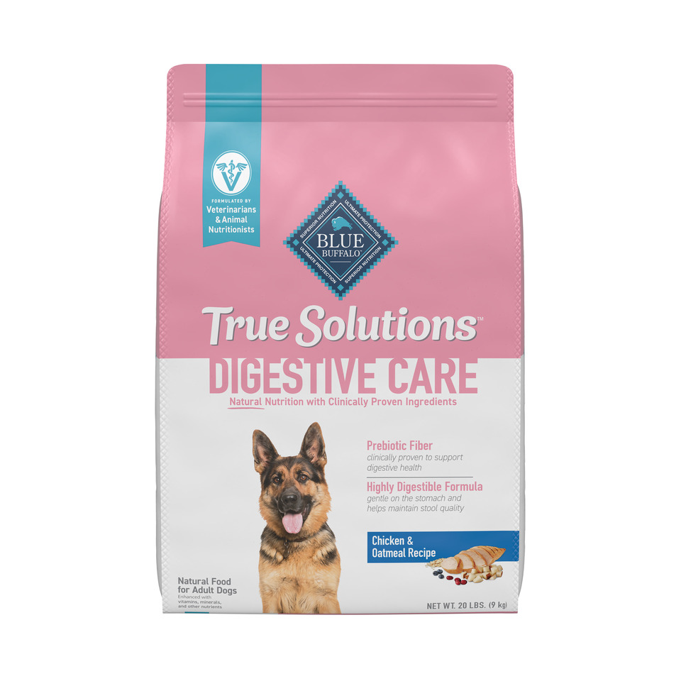 thumbnail video image 2 of Blue Buffalo True Solutions Digestive Care Natural Dry Dog Food, Chicken, 20-lb. Bag, 2 of 13