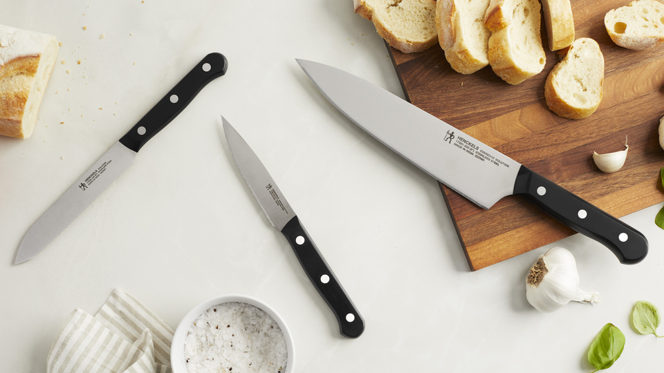 thumbnail video image 2 of Henckels International Everedge Dynamic 14-pc Knife Block Set, 2 of 8