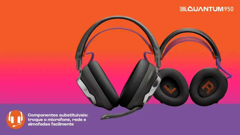 Headset Gamer JBL Quantum 950 Preto - Info Store | O melhor Mix em