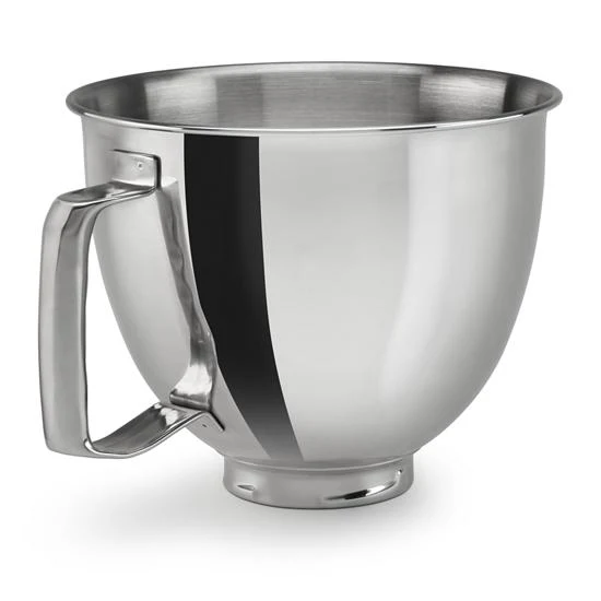 再入荷商品 Polished Quart 3.5 KitchenAid Stainless with Bowl Steel 調理器具