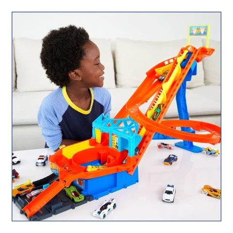 Hot wheels roller coaster car on sale