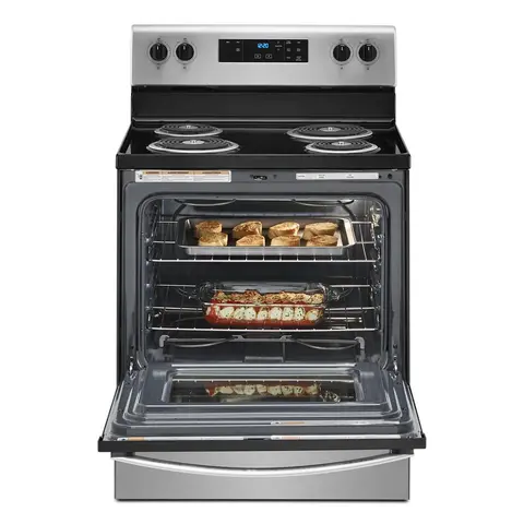 30 inch electric range stainless steel sales