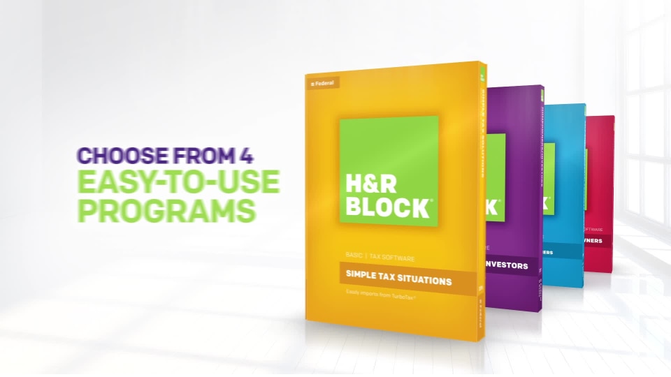 H&R Block Deluxe Tax Software