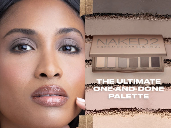 Model with Naked 2 Basics Palette