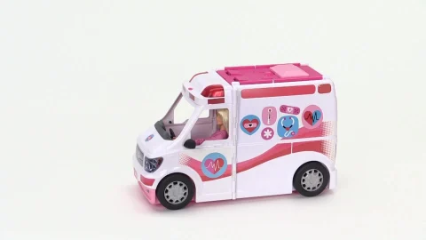 Barbie Care Clinic Vehicle Playset 2 feet with Lights Sounds Toys R Us Canada