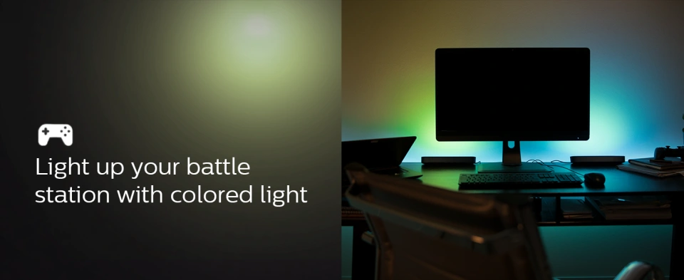 Hue 2-pack Play Light Bar - White | Philips Hue
