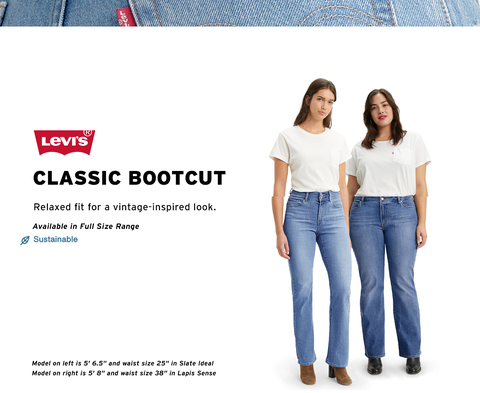 Levi's Women's Classic Bootcut Jeans, Island Rinse, 26 (US 2) S