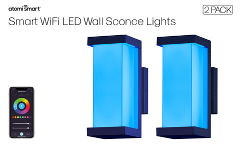 Smart WiFi LED Wall Sconce Lights