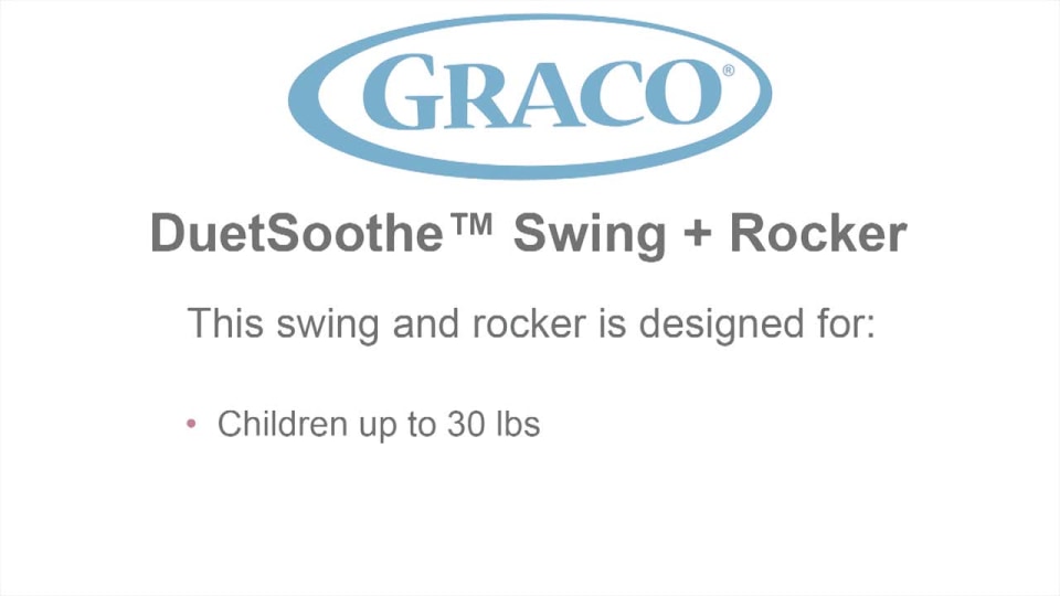 Graco DuetSoothe Baby Swing and Rocker, Sapphire Blue, Infant - image 3 of 10