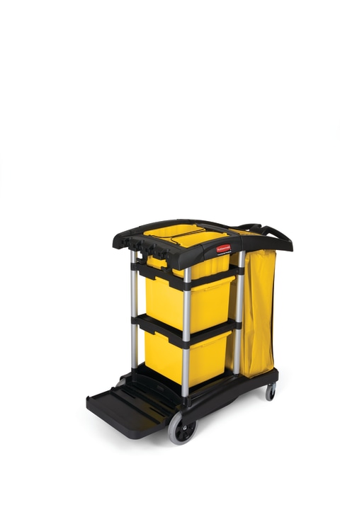 PRO-SOURCE Polyethylene Janitor Cart - 20 Width | Part #CHT014