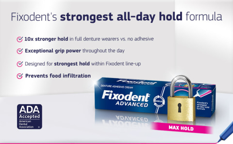 Fixodent Denture Adhesive Cream, Ultra, Dual Power - 1.8 oz