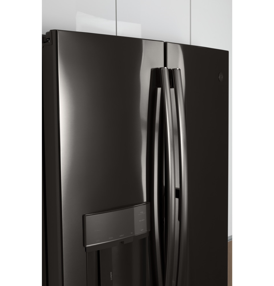 GE Profile 27.7 Cu Ft 36 Wide French Door Refrigerator in PrintResistant  Stainless - PFE28KYNFSC