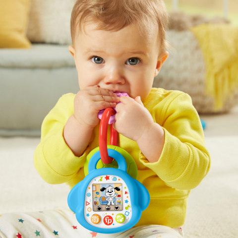 Fisher-Price Laugh & Learn Baby & Toddler Toy Digipuppy Pretend Digital Pet  With Music & Lights For Ages 6+ Months