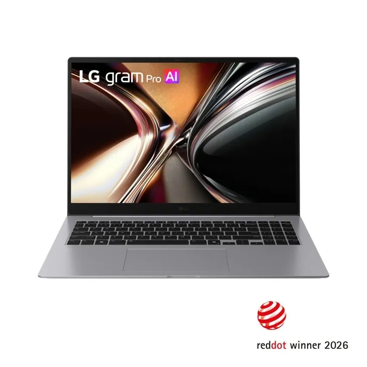 LG gram Pro Laptop Intel Core Ultra X7 358H - 16Z90U-K.AUB6U1