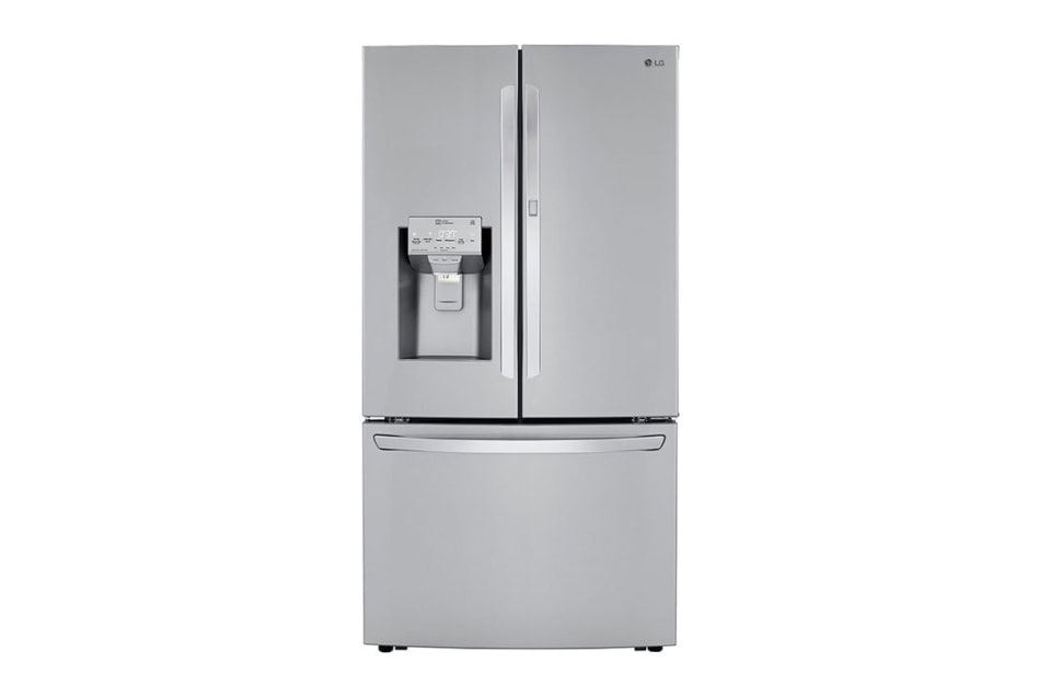 Lg Craft Ice Smart Wi Fi Enabled 29 7 Cu Ft French Door Refrigerator With Dual Ice Maker And Door Within Door Printproof Stainless Steel Energy Star In The French Door Refrigerators Department At Lowes Com